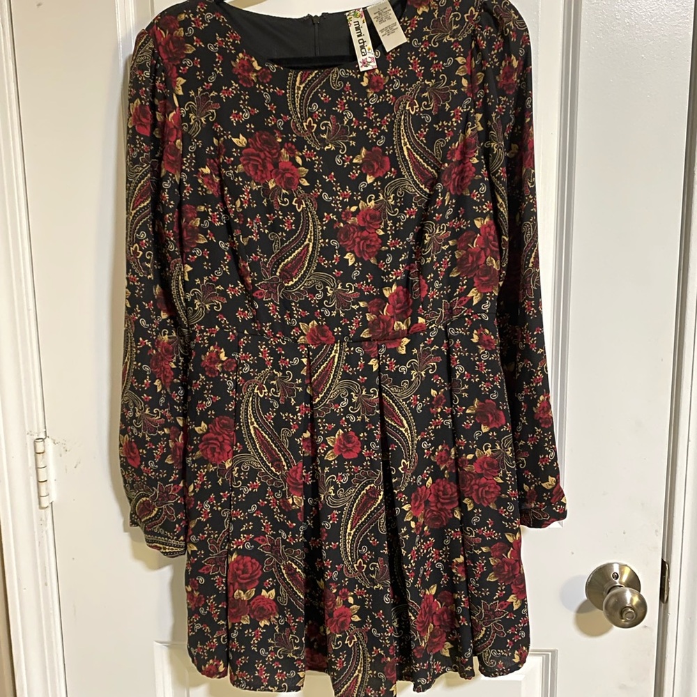 Mini floral dress
